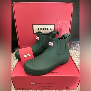 Hunter Womens Boots Original Chelsea Casual Ankle Chelsea Rubber new with box